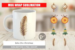 Boho Chic Christmas Mug Wrap Product Image 1