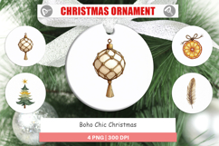 Boho Chic Christmas Ornament Product Image 1