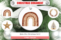 Boho Chic Christmas Ornament Product Image 1
