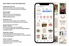 Boho Chic Beige Instagram Templates| CANVA-PS-AI Product Image 10