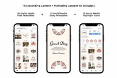 Boho Chic Beige Instagram Templates| CANVA-PS-AI Product Image 3