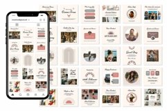 Boho Chic Beige Instagram Templates| CANVA-PS-AI Product Image 4