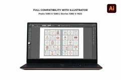Boho Chic Beige Instagram Templates| CANVA-PS-AI Product Image 9