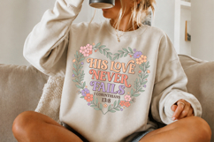 Boho Christian Floral PNG Designs, Sublimation Graphics Product Image 5