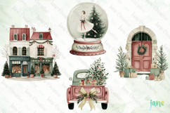 Boho Christmas Sublimation Clipart Product Image 1