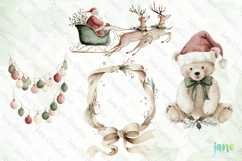 Boho Christmas Sublimation Clipart Product Image 1