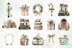 Boho Christmas Clipart Bundle Product Image 6