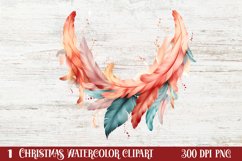 Boho Christmas Clipart , Boho Christmas Clipart Product Image 1