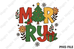 Boho Christmas Coquette Png Product Image 1