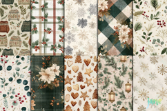 Boho Christmas Seamless Paper Bundle Product Image 4