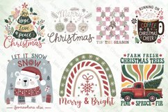 Boho Christmas Sublimation Clipart Bundle Product Image 2