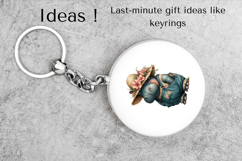 Boho Hippo Clipart Cute Farm Animal PNG for Kids Product Image 5