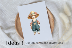 Boho Llama Clipart Cute Farm Animal PNG for Nursery Crafts Product Image 3