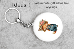 Boho Fox Clipart Cute Woodland Animal PNG for Nursery Art Product Image 5