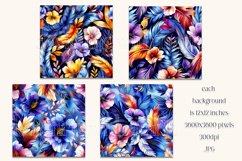 Boho Feathers Patterns, Boho Feathers 12x12 Backgrounds, s25 Product Image 2