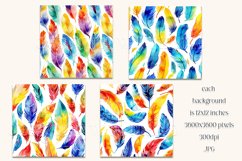 Boho Feathers Patterns, Boho Feathers 12x12 Backgrounds, s9 Product Image 2