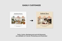 Boho Decor Green Instagram Templates| CANVA-PS-AI Product Image 6