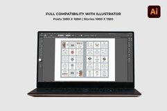 Boho Decor Green Instagram Templates| CANVA-PS-AI Product Image 9