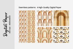 Summer Boho digital paper Seamless backgrounds Product Image 2