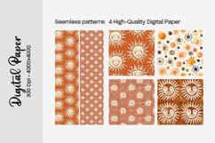 Summer Boho digital paper Seamless backgrounds Product Image 2