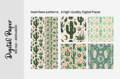 Summer Boho digital paper Seamless backgrounds Product Image 1