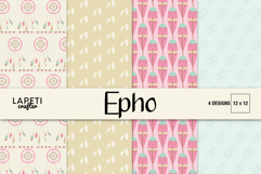 feather pattern paper