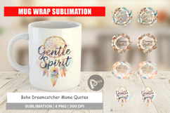 Boho Dreamcatcher Mama Mug Wrap Product Image 1