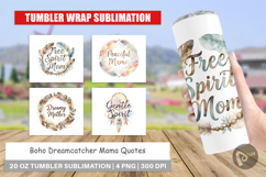 Boho Dreamcatcher Mama Tumbler Product Image 1