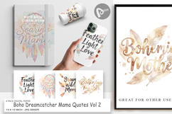 Boho Dreamcatcher Mama Digital Paper Product Image 1