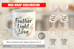 Boho Dreamcatcher Mama Mug Wrap Product Image 1