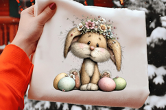 Boho Easter Watercolor Clipart Product Image 2