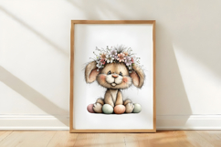 Boho Easter Watercolor Clipart Product Image 3