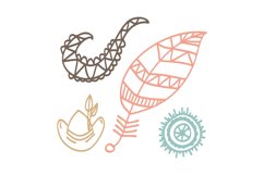 Boho Elements SVG Cut File Product Image 1