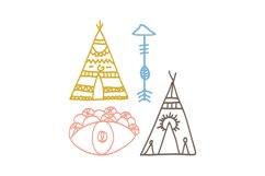 Boho Elements SVG Cut File Product Image 1