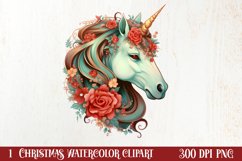 Boho Fairy Christmas Clipart Sublimation, Christmas Clipart Product Image 1