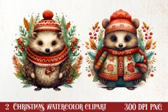 Boho Fairy Christmas Clipart Sublimation, Christmas Clipart Product Image 1