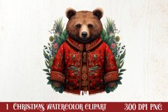 Boho Fairy Christmas Clipart Sublimation, Christmas Clipart Product Image 1