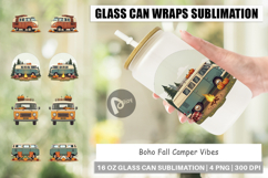 Glass Can Boho Fall Camper Product Image 1