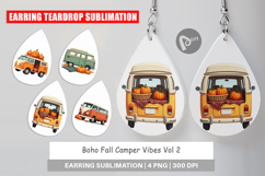Earring Boho Fall Camper Product Image 1