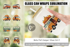 Glass Can Boho Fall Camper Product Image 1