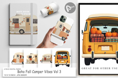 Digital Paper Boho Fall Camper Product Image 1