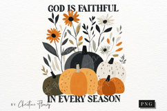 God Is Faithful In Every Season PNG Product Image 4
