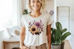 Boho Floral Bouquet Sublimation by Mastilo Designs