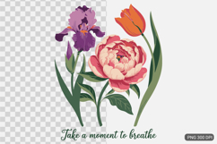 Boho Flower Inspiration Quotes SVG PNG Sublimation Bundle Product Image 12
