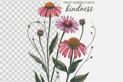 Boho Flower Inspiration Quotes SVG PNG Sublimation Bundle Product Image 13
