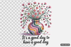Boho Flower Inspiration Quotes SVG PNG Sublimation Bundle Product Image 6
