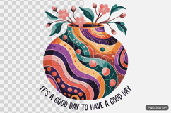 Boho Flower Inspiration Quotes SVG PNG Sublimation Bundle Product Image 7