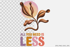Boho Flower Inspiration Quotes SVG PNG Sublimation Bundle Product Image 2