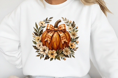 Boho Floral Pumpkin PNG Product Image 2