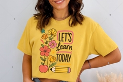 Boho Floral Teacher PNG, Teacher Sublimation Design Product Image 4